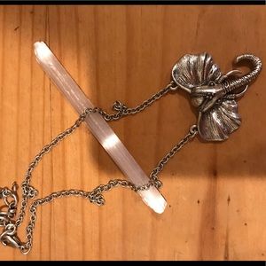 Lucky brand elephant necklace